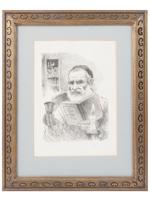 MID CENT JUDAICA LITHOGRAPH BY EMANUEL SCHARY