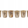 JUDAICA KIDDUSH CUPS STERLING WINE FOUNTAIN SET PIC-3