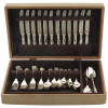 VINTAGE ENGLISH SILVER CUTLERY SET IN CASE PIC-0