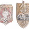 WWII GERMAN THIRD REICH OSTLAND METAL PLAQUES PIC-0