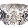 WWII GERMAN THIRD REICH SS 800 SILVER WIKING RING PIC-0