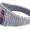 WWII GERMAN WAFFEN SS WIKING NORDLAND SILVER RING PIC-2