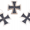 WWI WWII NAZI GERMAN GRAND IRON CROSSES SET PIC-0