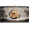 WWII GERMAN NAZI WAFFEN SS TOTENKOPF GLASSES CASE PIC-2