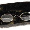 WWII GERMAN NAZI WAFFEN SS TOTENKOPF GLASSES CASE PIC-1