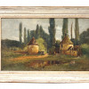 AMERICAN RURAL OIL PAINTING BY FRANCOIS DE BLOIS PIC-0