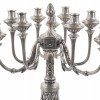 ANTIQUE GERMAN ART NOUVEAU SILVER CANDELABRAS PIC-1