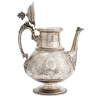 ANTIQUE 19 C STERLING SILVER TEAPOT WITH MONOGRAM PIC-3