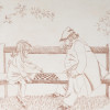 PLAYING CHESS ETCHING SIGNED BY THE ARTIST FRAMED PIC-1