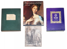 COLLECTION OF PAINTINGS INTERIOR FRAMES ART BOOKS