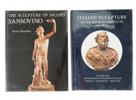 VINTAGE ART BOOK EDITIONS ON ITALIAN SCULPTURE