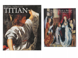 VINTAGE BOOKS ABOUT ITALIAN AND NETHERLAND ART