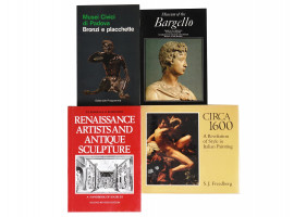 VINTAGE COLLECTION OF BOOKS ABOUT ITALIAN ART