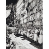 JUDAICA ETCHING WAILING WALL IN JERUSALEM SIGNED PIC-2