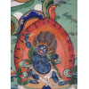 ANTIQUE CHINESE QING ERA BUDDHA THANGKA PAINTING PIC-3