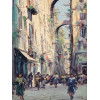 ITALIAN CITYSCAPE OIL PAINTINGS BY MARIO FERDELBA PIC-2