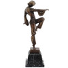 ART DECO FEMALE BRONZE STATUE BY DEMETRE CHIPARUS PIC-1