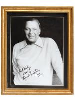 AUTHENTIC PORTRAIT PHOTO SIGNED BY FRANK SINATRA