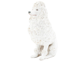 VINTAGE ITALIAN CERAMIC FIGURINE OF A POODLE