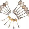 SOVIET NICKEL SILVER AND ONEIDA COMMUNITY SPOONS PIC-0