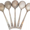 SOVIET NICKEL SILVER AND ONEIDA COMMUNITY SPOONS PIC-2