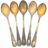 SOVIET NICKEL SILVER AND ONEIDA COMMUNITY SPOONS PIC-5