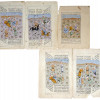 ANTIQUE ILLUSTRATED PAGES FROM QURAN MANUSCRIPTS PIC-0