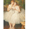 MID CENTURY OIL PAINTING BALLERINAS BY N. BINGHAM PIC-1