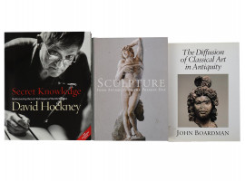 BOOKS AND ALBUMS ON ART HISTORY AND SCULPTURE