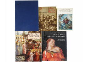 ITALIAN BAROQUE RENAISSANCE ART ALBUMS AND BOOKS