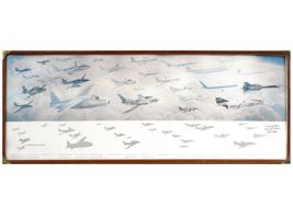 EVOLUTION OF JET AVIATION PRINT BY KEITH FERRIS