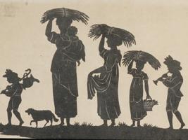 ANTIQUE SILHOUETTE LITHOGRAPHS BY EDWARD ORME