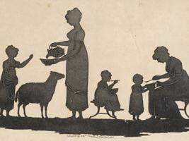 ANTIQUE SILHOUETTE LITHOGRAPHS BY EDWARD ORME