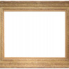 ANTIQUE CONTINENTAL ORNAMENTAL GILT WOODEN FRAME PIC-0
