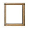 ANTIQUE CARVED WOOD AND GILT PICTURE FRAME PIC-0