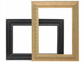 VINTAGE ORNATE WOOD AND PLEIN AIR PICTURE FRAMES