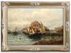 VENETIAN LANDSCAPE OIL PAINTING BY JAMES HERON PIC-0