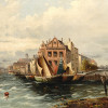 VENETIAN LANDSCAPE OIL PAINTING BY JAMES HERON PIC-1