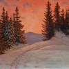 RUSSIAN LANDSCAPE OIL PAINTING BY PIOTR LIVOFF PIC-1