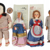 LOT OF MID CENTURY FOLK DOLLS IN NATIONAL COSTUME PIC-0