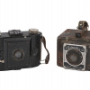 ANTIQUE MID CEN AMERICAN TRAVELER FILM CAMERAS PIC-0