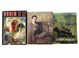 ART BOOKS AND ALBUMS RUBIN LUIS MORA AND LAWSON