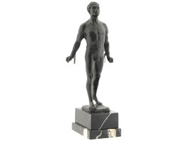 GERMAN ART DECO BRONZE SCULPTURE BY GEORGES MORIN