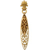 RUSSIAN 14K GOLD RUBY STONE AND DIAMONDS BOOKMARK PIC-1