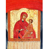 ANTIQUE RUSSIAN ICON POSITION OF THE VIRGINS BELT PIC-2