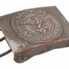 WWII NAZI GERMAN RAILWAY ENLISTED BELT BUCKLE PIC-0