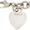 TIFFANY STERLING SILVER BRACELET WITH HEART CHARM PIC-3