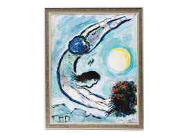 FRENCH HAND COLORED LITHOGRAPH BY MARC CHAGALL