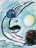 FRENCH HAND COLORED LITHOGRAPH BY MARC CHAGALL PIC-1