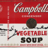 PHOTO OF ANDY WARHOL W SIGNED CAMPBELLS SOUP LABEL PIC-2